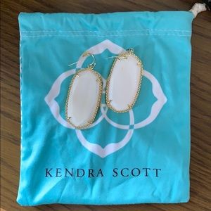 Kendra Scott White Earrings